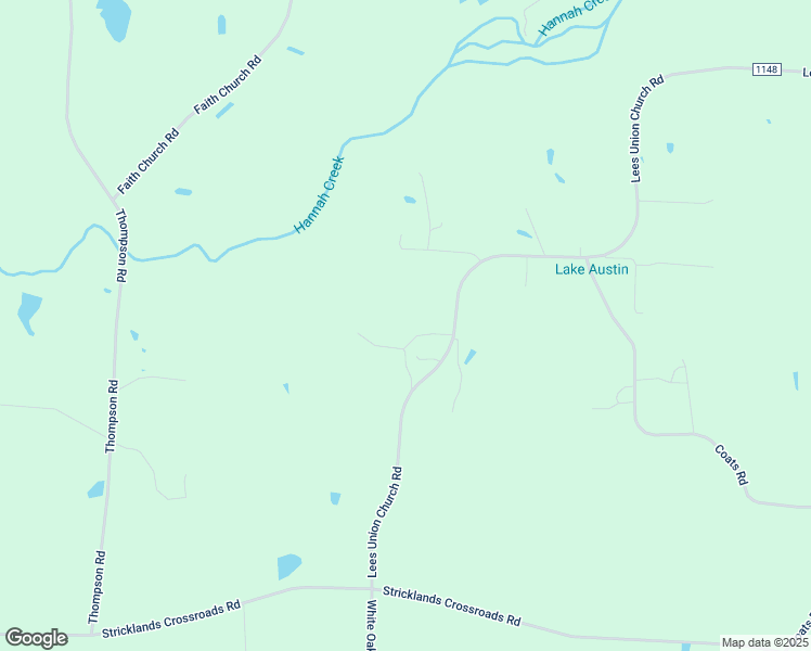map of restaurants, bars, coffee shops, grocery stores, and more near State Road 1148 in Johnston County