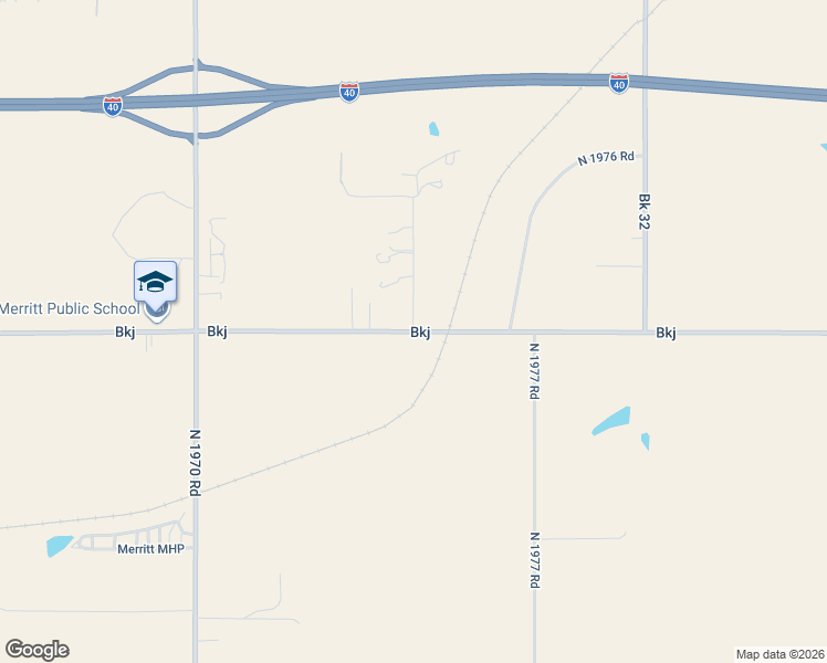 map of restaurants, bars, coffee shops, grocery stores, and more near East 1130 Road in Beckham County