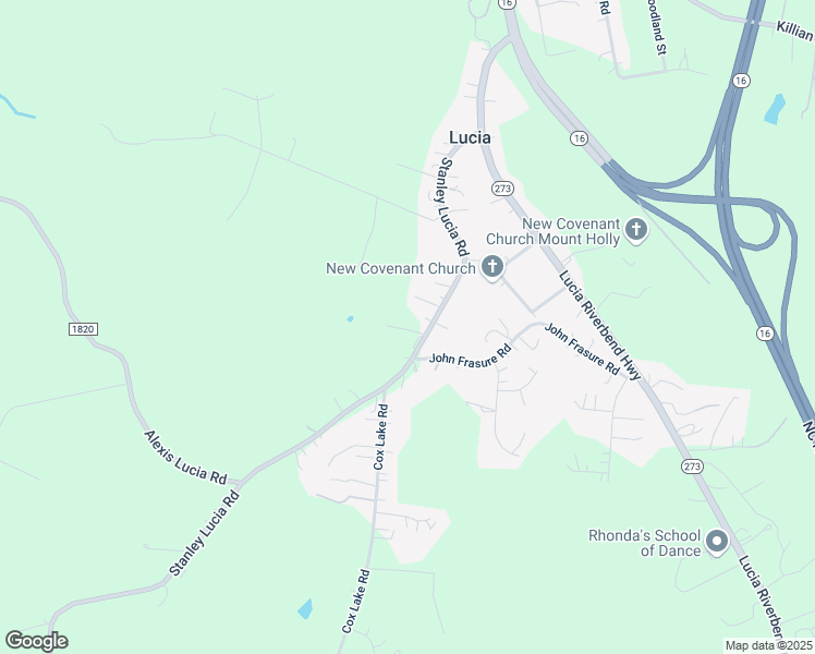 map of restaurants, bars, coffee shops, grocery stores, and more near 2511 Stanley Lucia Road in Mount Holly