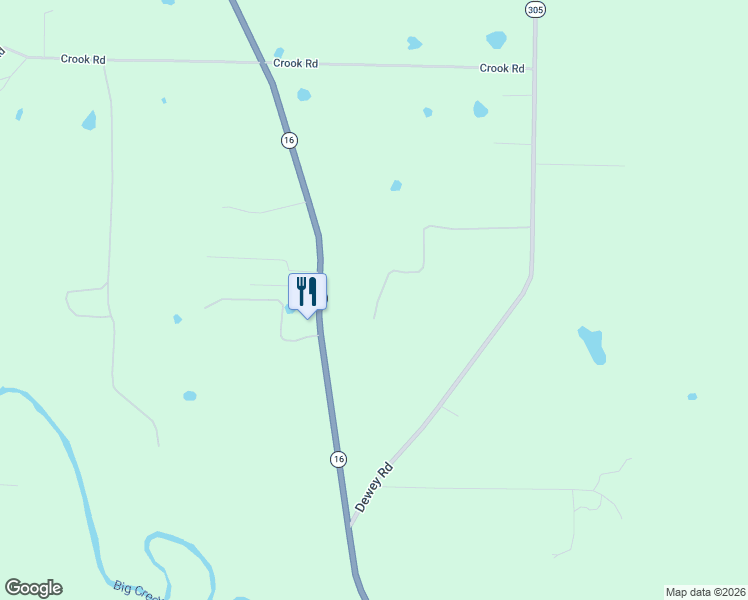 map of restaurants, bars, coffee shops, grocery stores, and more near 3184 Arkansas 16 in Pangburn
