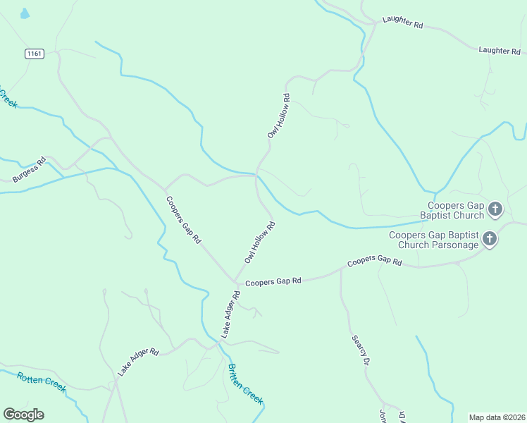 map of restaurants, bars, coffee shops, grocery stores, and more near 307 Owl Hollow Road in Mill Spring