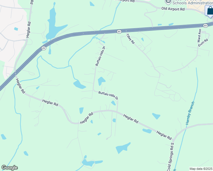 map of restaurants, bars, coffee shops, grocery stores, and more near 2811 Buffalo Hills Drive in Concord