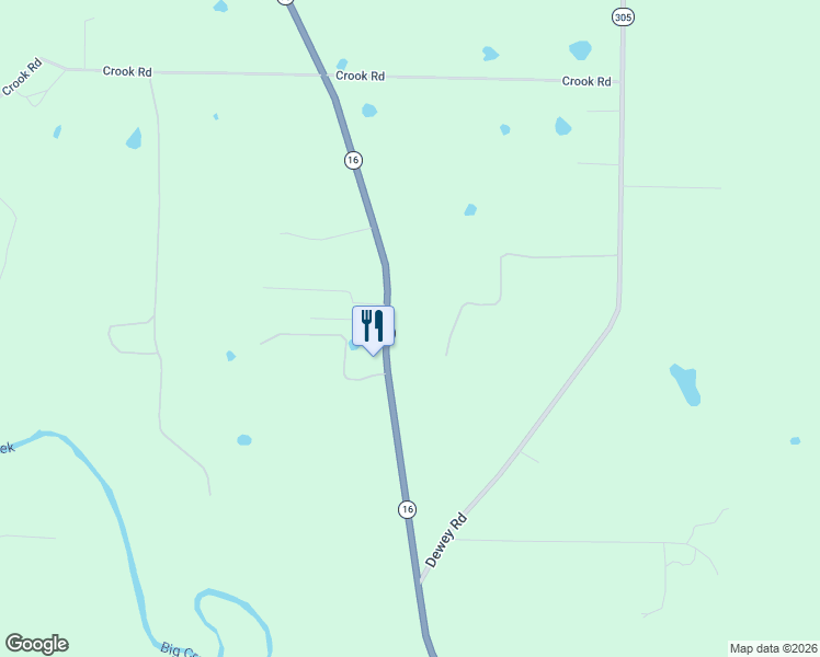 map of restaurants, bars, coffee shops, grocery stores, and more near 3184 Arkansas 16 in Pangburn