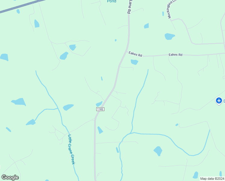 map of restaurants, bars, coffee shops, grocery stores, and more near 876 Cedar Lane Road in Sanford