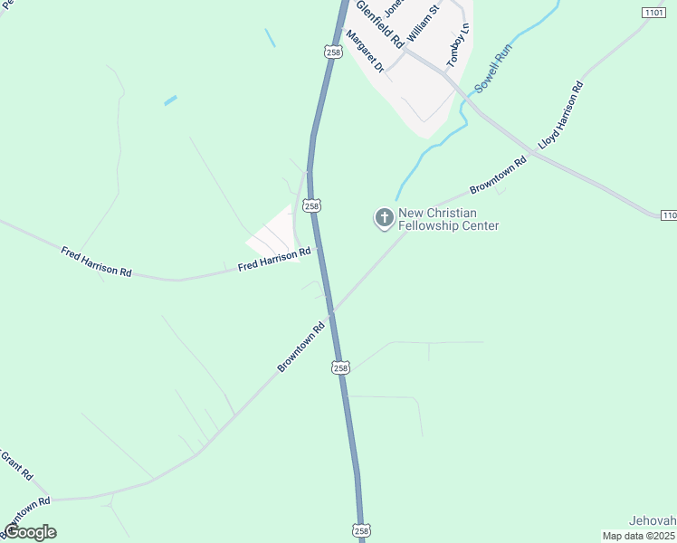 map of restaurants, bars, coffee shops, grocery stores, and more near in Hookerton