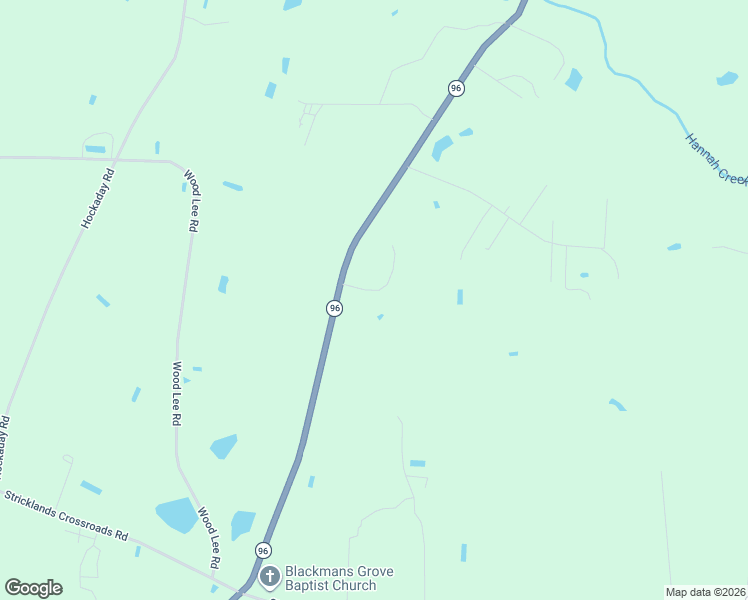 map of restaurants, bars, coffee shops, grocery stores, and more near 102 Cove Lane in Four Oaks