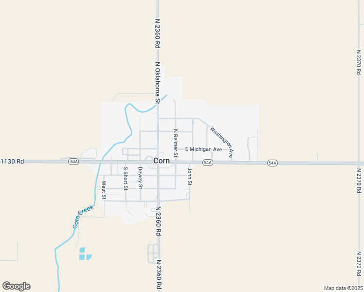 map of restaurants, bars, coffee shops, grocery stores, and more near 201 East Michigan Avenue in Corn