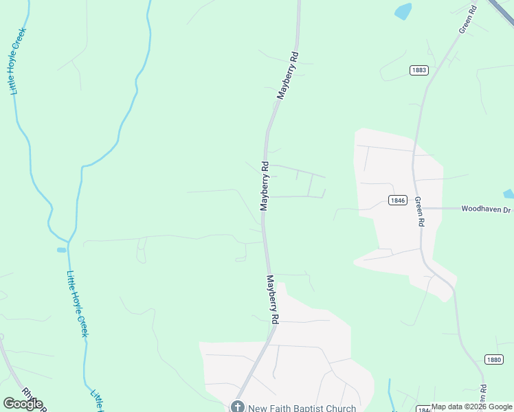 map of restaurants, bars, coffee shops, grocery stores, and more near 1725 Mayberry Road in Dallas