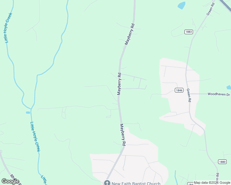 map of restaurants, bars, coffee shops, grocery stores, and more near 1725 Mayberry Road in Dallas