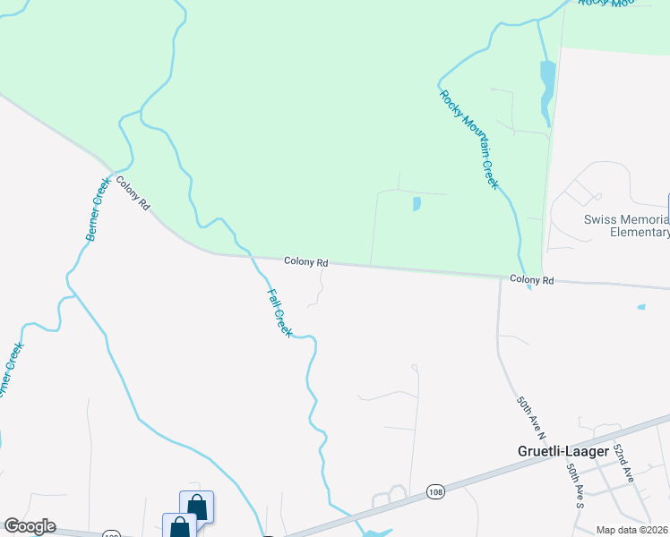 map of restaurants, bars, coffee shops, grocery stores, and more near 5019 Colony Road in Gruetli-Laager