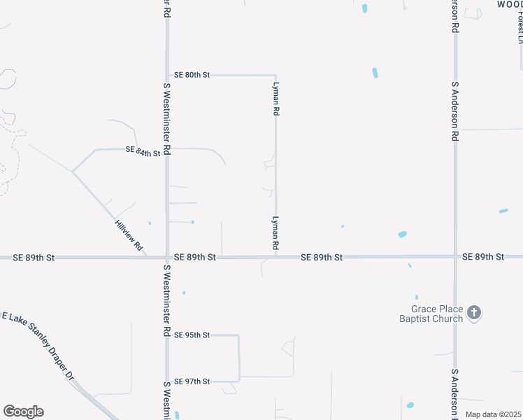 map of restaurants, bars, coffee shops, grocery stores, and more near 8701 Lyman Road in Oklahoma City