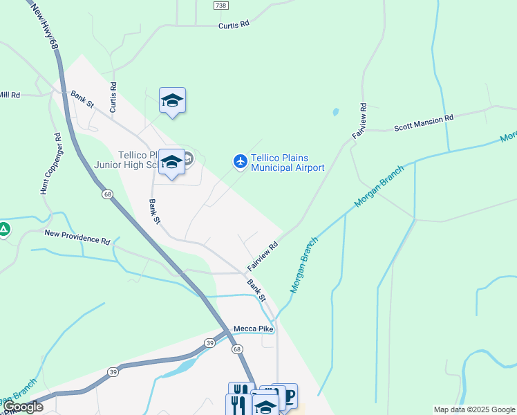 map of restaurants, bars, coffee shops, grocery stores, and more near 155 Plainsview Drive in Tellico Plains