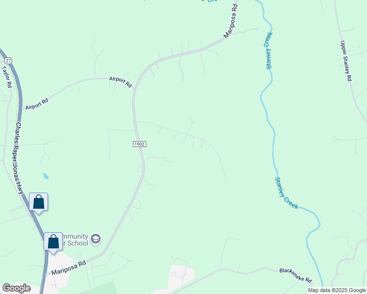 map of restaurants, bars, coffee shops, grocery stores, and more near 1154 Abernathy Road in Stanley