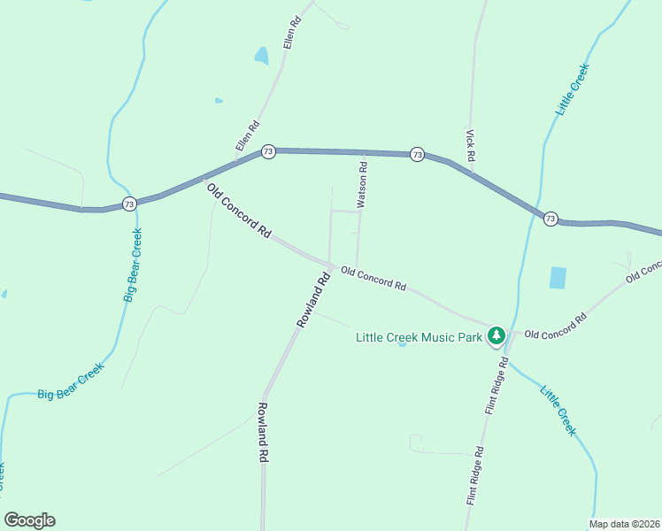 map of restaurants, bars, coffee shops, grocery stores, and more near 34009 Watson Road in Albemarle