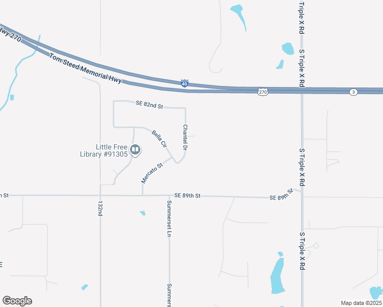 map of restaurants, bars, coffee shops, grocery stores, and more near 8525 Chantel Drive in Choctaw