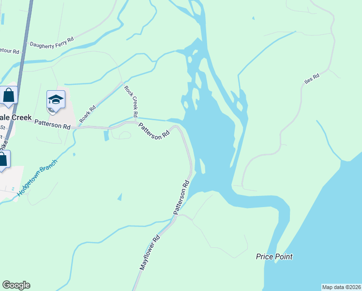 map of restaurants, bars, coffee shops, grocery stores, and more near 604 Patterson Road in Sale Creek