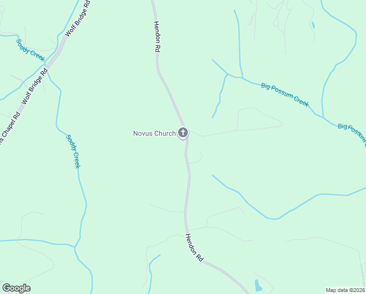 map of restaurants, bars, coffee shops, grocery stores, and more near 2517 Hendon Road in Soddy-Daisy