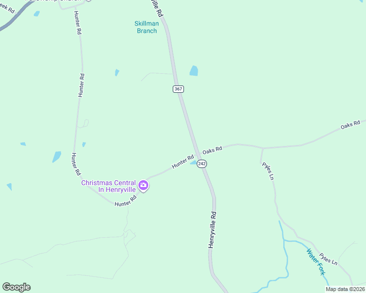 map of restaurants, bars, coffee shops, grocery stores, and more near 484 Henryville Road in Ethridge