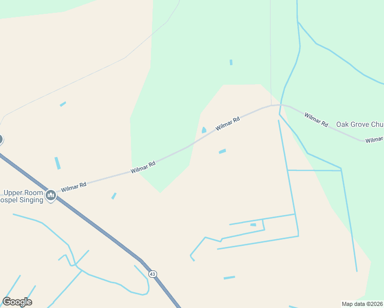 map of restaurants, bars, coffee shops, grocery stores, and more near 2335 Wilmar Road in Vanceboro