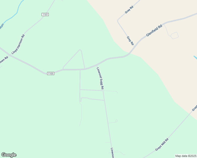 map of restaurants, bars, coffee shops, grocery stores, and more near Linwood Sugg Road in Greene County