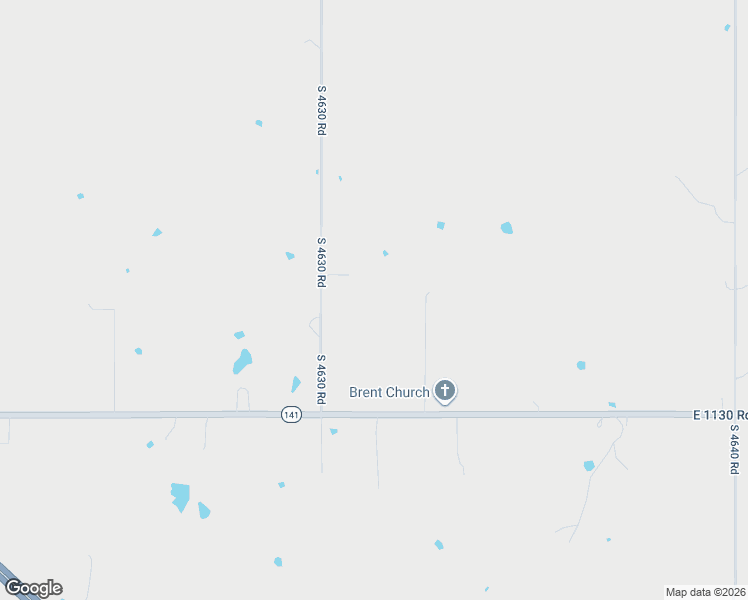 map of restaurants, bars, coffee shops, grocery stores, and more near 112727 South 4630 Road in Gans