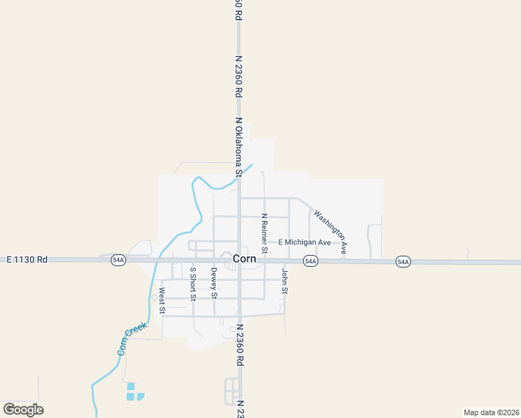 map of restaurants, bars, coffee shops, grocery stores, and more near 305 North Reimer Street in Corn