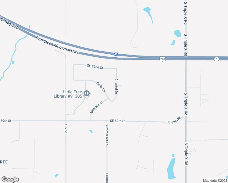 map of restaurants, bars, coffee shops, grocery stores, and more near 8525 Chantel Drive in Choctaw