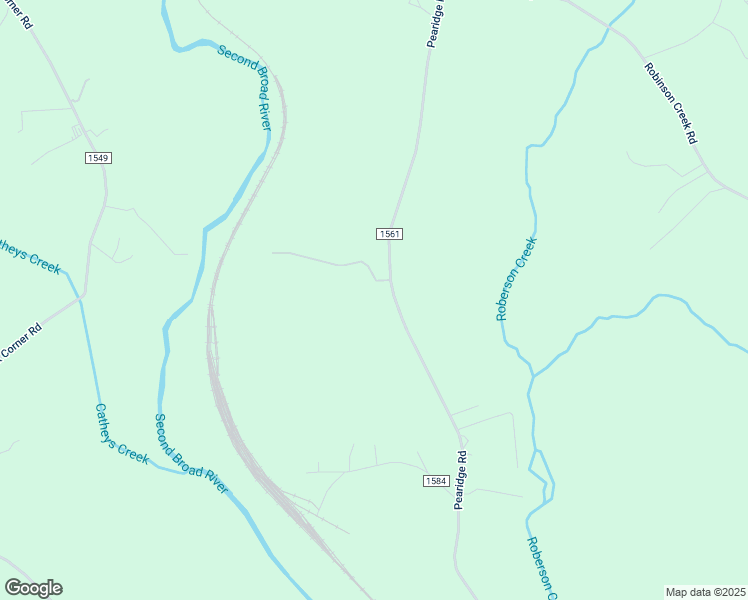 map of restaurants, bars, coffee shops, grocery stores, and more near 1023 Pearidge Road in Bostic