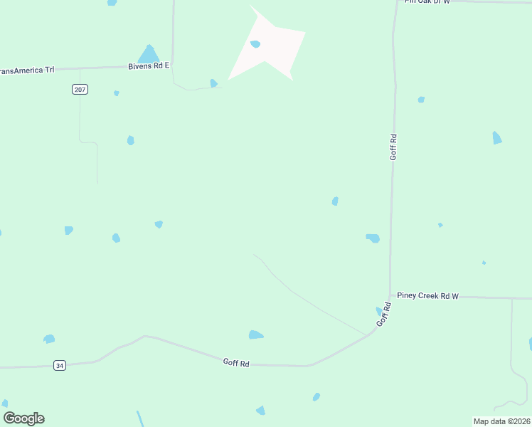 map of restaurants, bars, coffee shops, grocery stores, and more near 925 Goff Road in Quitman