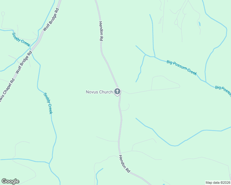 map of restaurants, bars, coffee shops, grocery stores, and more near 2517 Hendon Road in Soddy-Daisy