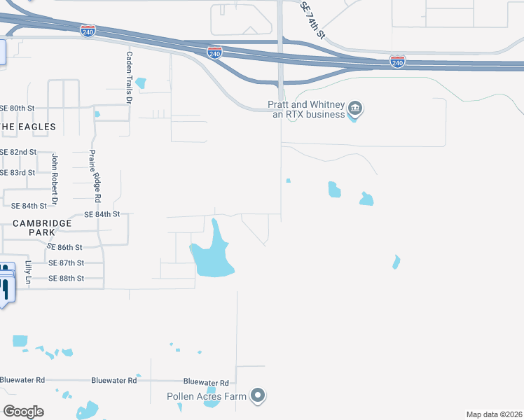 map of restaurants, bars, coffee shops, grocery stores, and more near 8155-8999 South Air Depot Boulevard in Oklahoma City