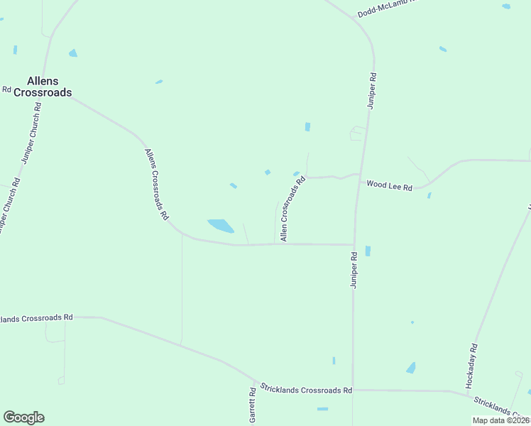 map of restaurants, bars, coffee shops, grocery stores, and more near 230 Allens Crossroads Road in Four Oaks