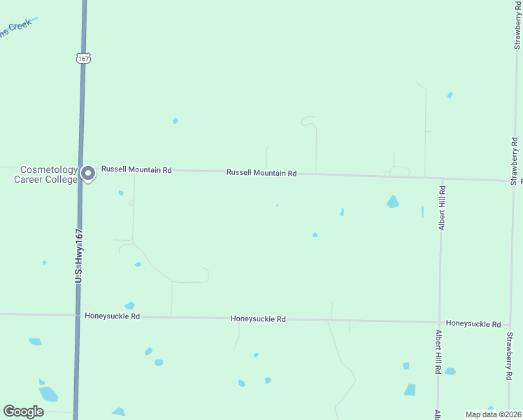 map of restaurants, bars, coffee shops, grocery stores, and more near 190 Russell Mountain Road in Bald Knob