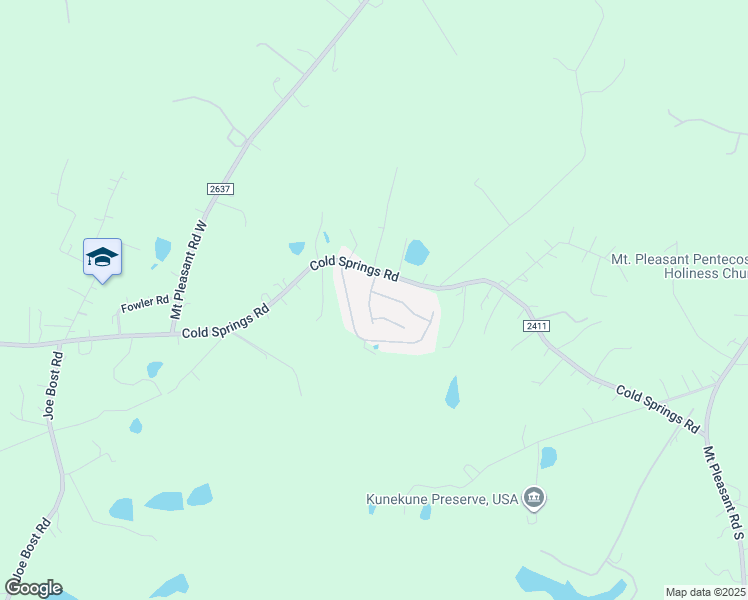 map of restaurants, bars, coffee shops, grocery stores, and more near 3580 Cold Springs Road in Concord