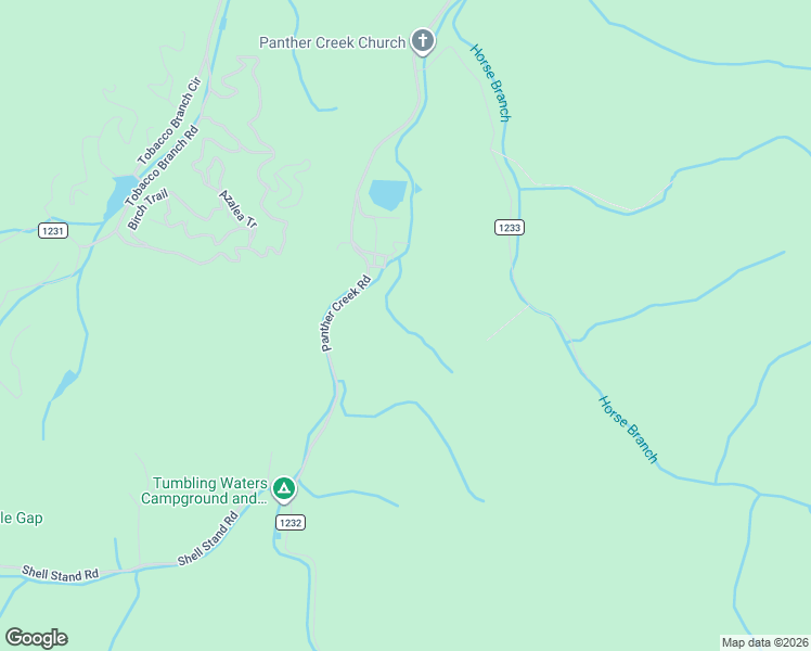 map of restaurants, bars, coffee shops, grocery stores, and more near 1107 Panther Creek Road in Almond