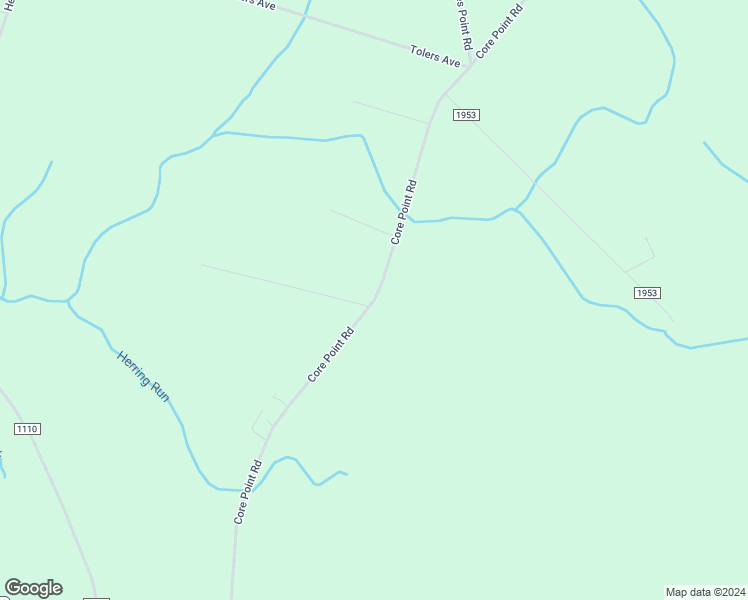 map of restaurants, bars, coffee shops, grocery stores, and more near State Route 1100 in Beaufort County