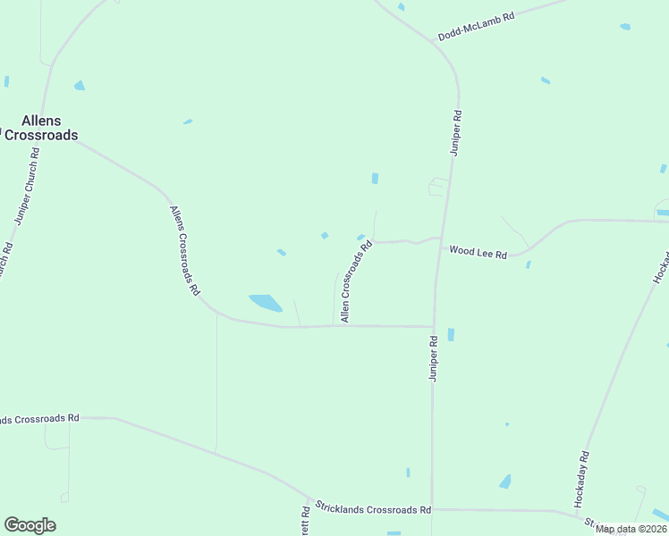 map of restaurants, bars, coffee shops, grocery stores, and more near 230 Allens Crossroads Rd in Four Oaks