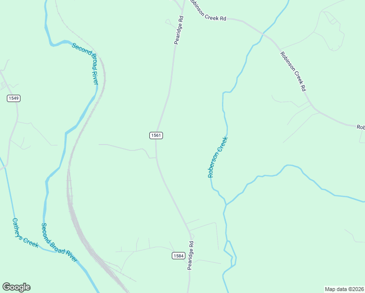 map of restaurants, bars, coffee shops, grocery stores, and more near 1090 Pearidge Road in Bostic