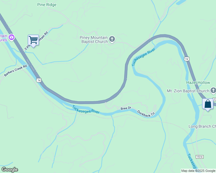 map of restaurants, bars, coffee shops, grocery stores, and more near 3984 U.S. 441 in Whittier