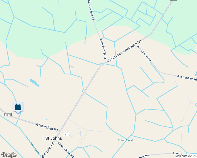 map of restaurants, bars, coffee shops, grocery stores, and more near 7017 Stokestown Saint John Road in Grifton