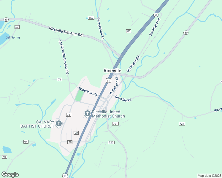 map of restaurants, bars, coffee shops, grocery stores, and more near 137 County Road 741 in Riceville