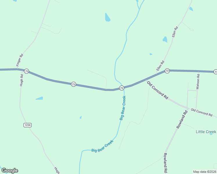 map of restaurants, bars, coffee shops, grocery stores, and more near 20037 North Carolina 73 in Mount Pleasant