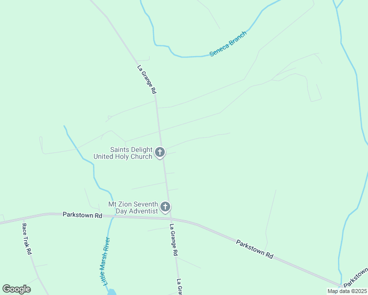 map of restaurants, bars, coffee shops, grocery stores, and more near 140 Jesse Jackson Street in La Grange