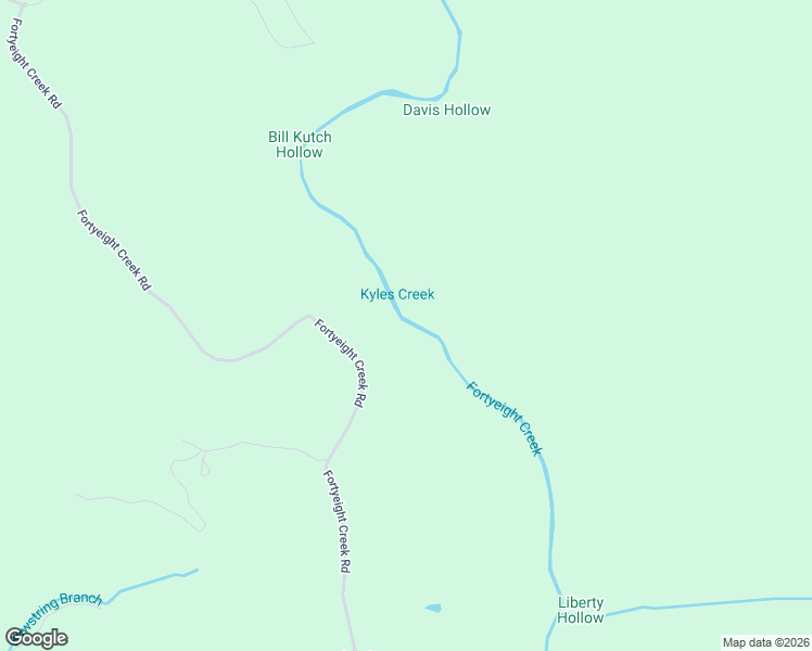 map of restaurants, bars, coffee shops, grocery stores, and more near 598 Fortyeight Creek Road in Waynesboro