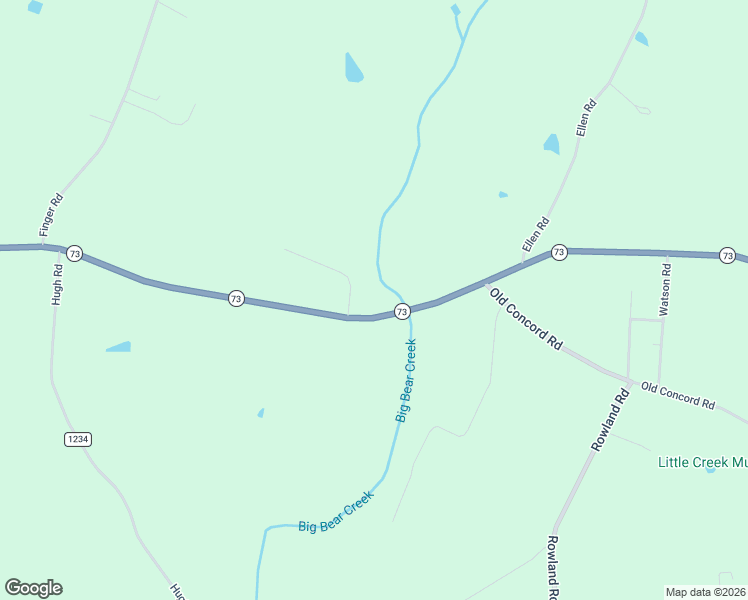 map of restaurants, bars, coffee shops, grocery stores, and more near 20037 North Carolina 73 in Mount Pleasant