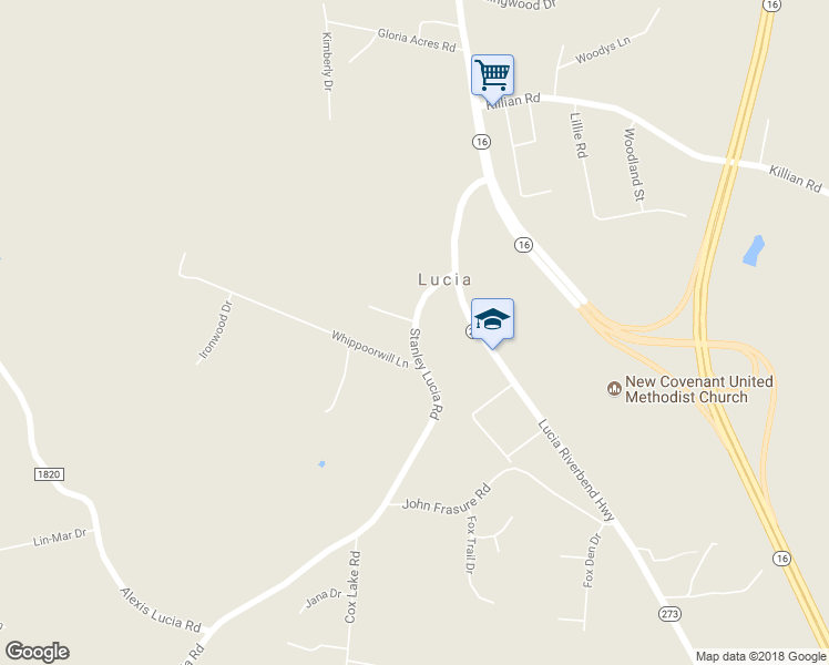 map of restaurants, bars, coffee shops, grocery stores, and more near 2611 Stanley Lucia Road in Mount Holly
