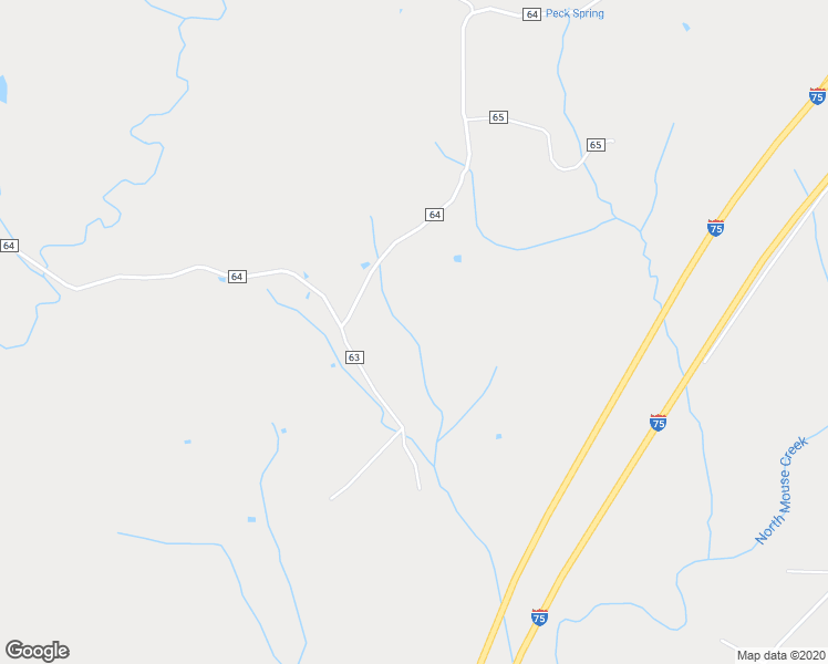 map of restaurants, bars, coffee shops, grocery stores, and more near 373 County Road 64 in Riceville