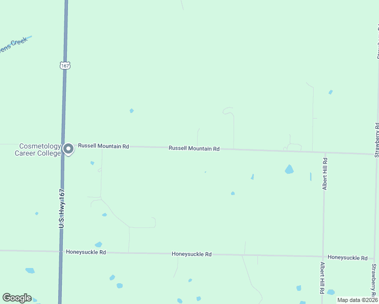 map of restaurants, bars, coffee shops, grocery stores, and more near 190 Russell Mountain Road in Bald Knob