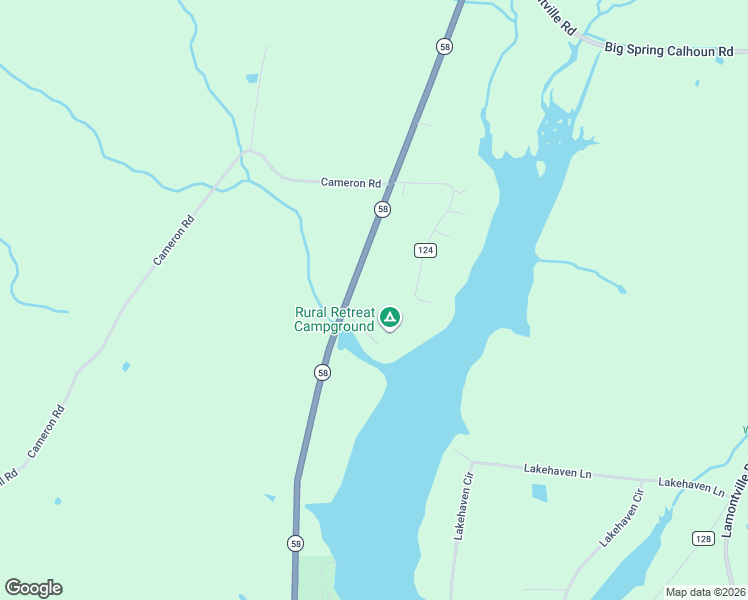 map of restaurants, bars, coffee shops, grocery stores, and more near 5742 Tennessee 58 in Decatur