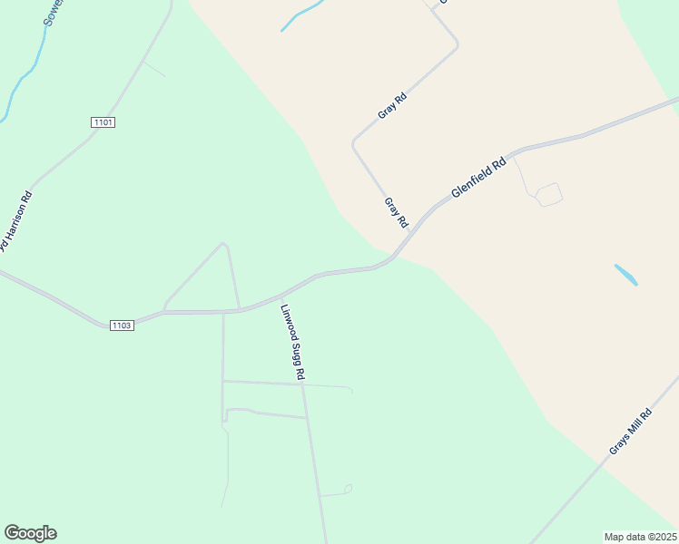 map of restaurants, bars, coffee shops, grocery stores, and more near Glenfield Road in Greene County
